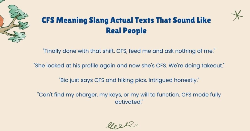 CFS Meaning Slang Actual Texts That Sound Like Real People