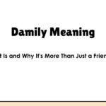 Damily Meaning: What It Is and Why It's More Than Just a Friend Group