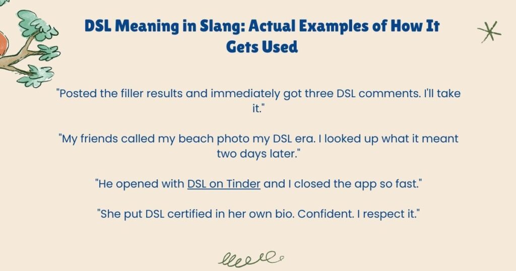 DSL Meaning in Slang: Actual Examples of How It Gets Used