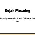 Kojak Meaning: What It Really Means in Slang, Culture & Everyday Use