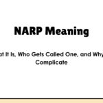 NARP Meaning — What It Is, Who Gets Called One, and Why It's Complicate