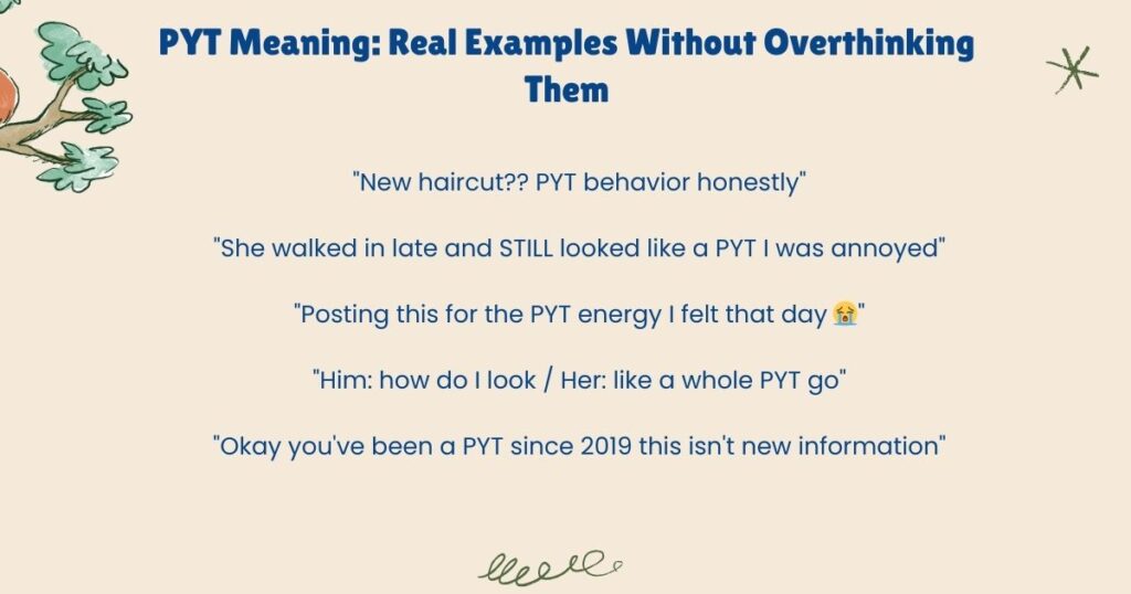 PYT Meaning: Real Examples Without Overthinking Them