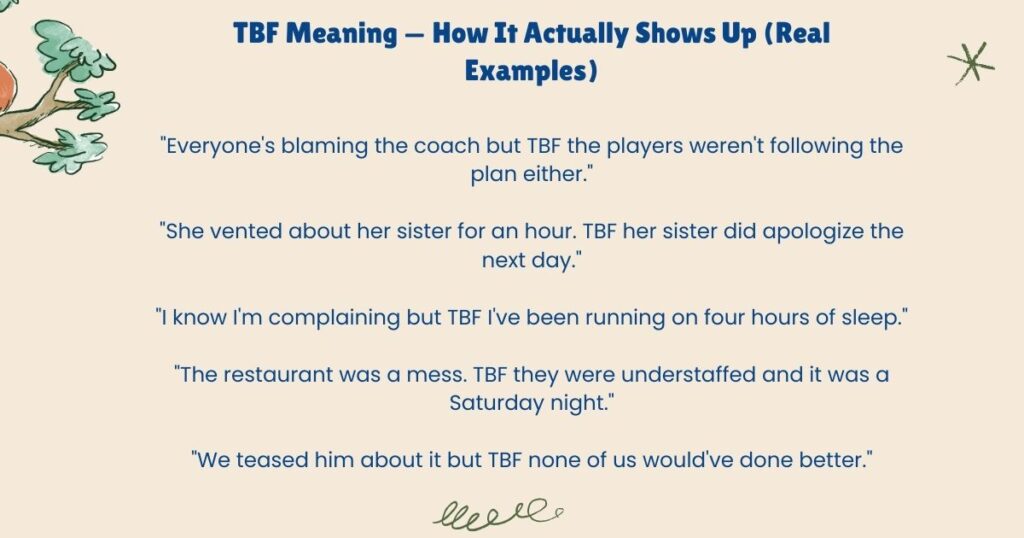 TBF Meaning — How It Actually Shows Up (Real Examples)