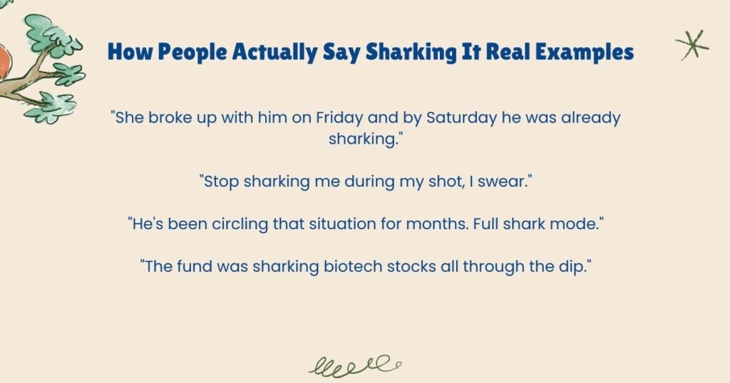 What Does Sharking Mean? How People Actually Say It Real Examples