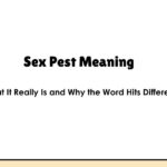 Sex Pest Meaning — What It Really Is and Why the Word Hits Different