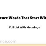 Science Words That Start With S | Full List With Meanings