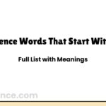 Science Words That Start With V | Full List with Meanings