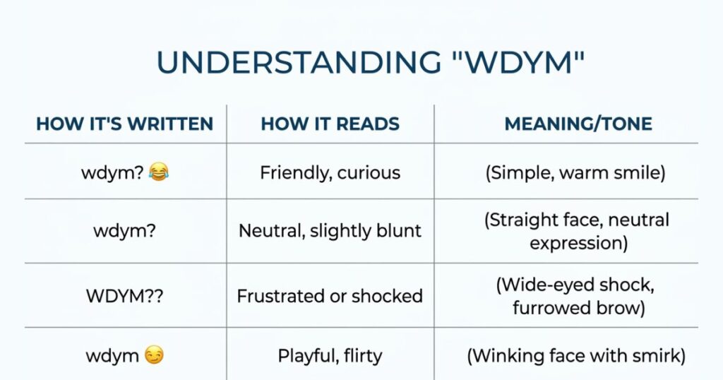 WDYM vs. Similar Abbreviations