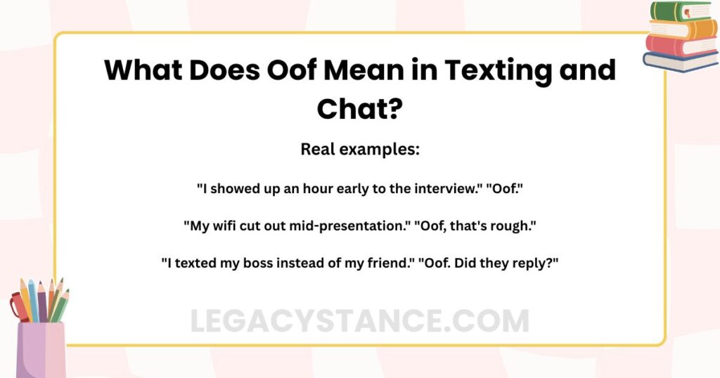 What Does Oof Mean in Texting and Chat?
