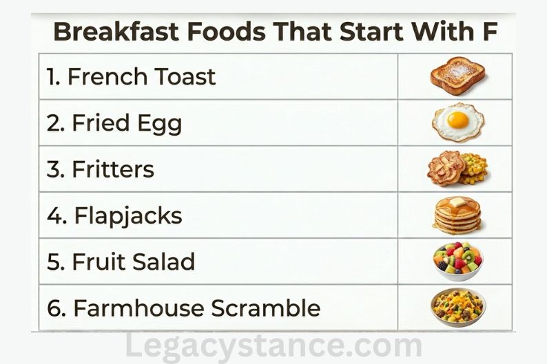 Breakfast Foods That Start With F