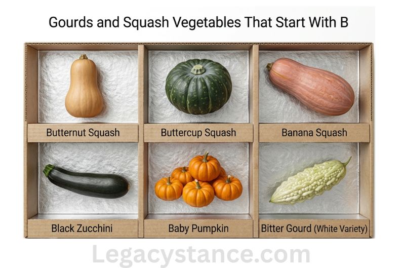 Gourds and Squash Vegetables That Start With B
