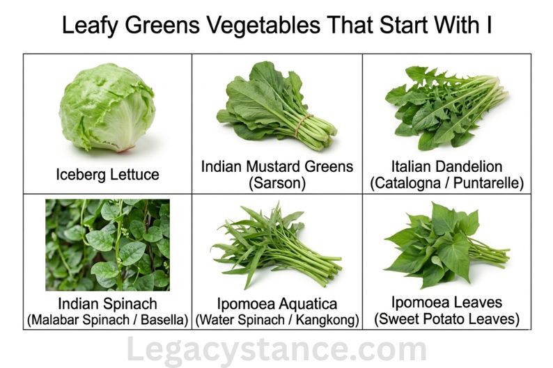 Leafy Greens Vegetables That Start With I