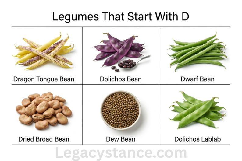 Legumes Vegetables That Start With D