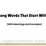 Long Words That Start With F (With Meanings and Examples)