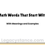 Math Words That Start With B | With Meanings and Examples