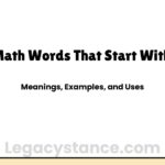 Math Words That Start With E — Meanings, Examples, and Uses