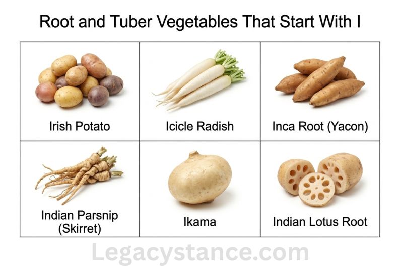 Root and Tuber Vegetables That Start With I