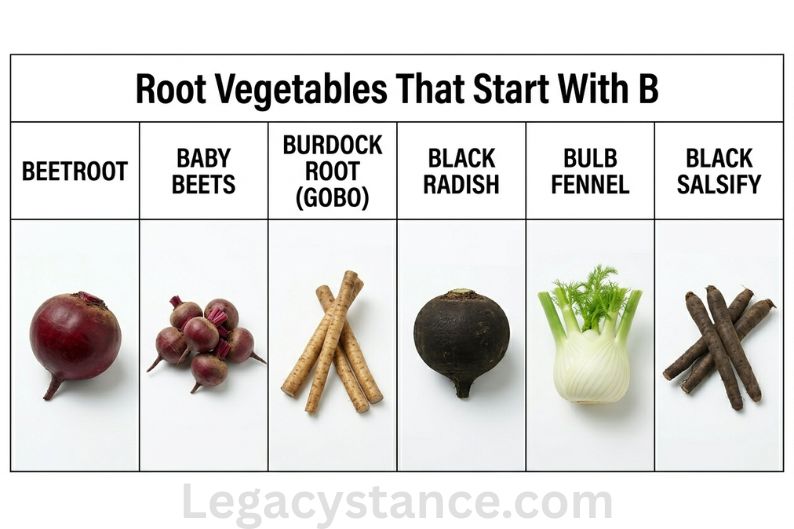 Root Vegetables That Start With B