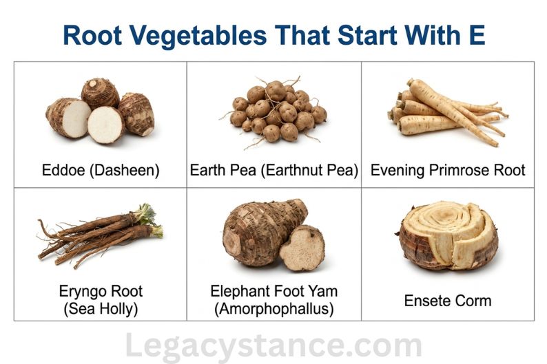 Root Vegetables That Start With E