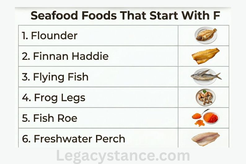 Seafood Foods That Start With F