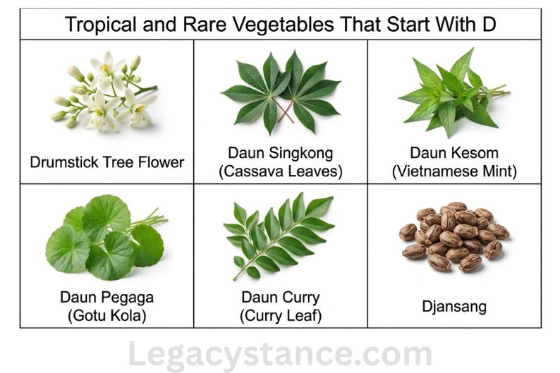 Tropical and Rare Vegetables That Start With D