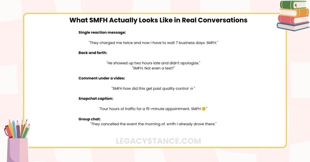 What SMFH Actually Looks Like in Real Conversations